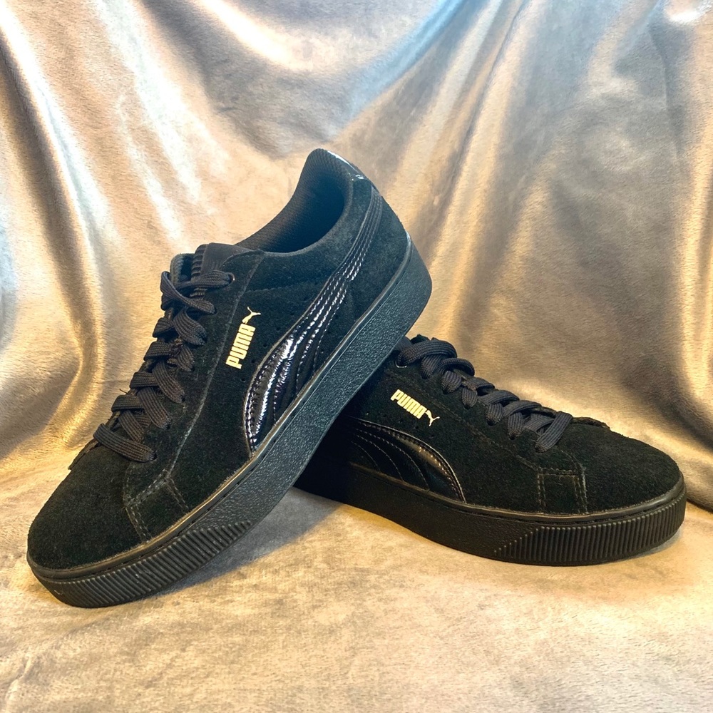 Puma Vikki Stacked Suede Sneakers